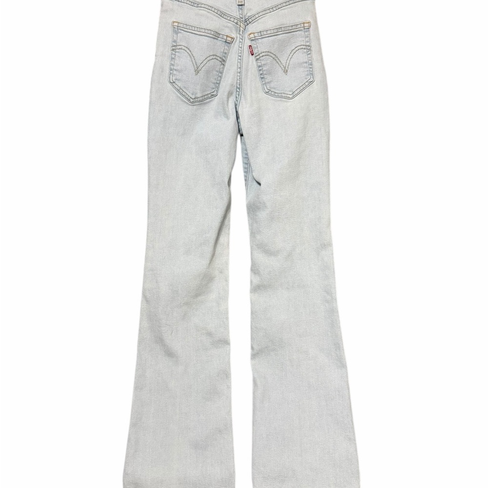 Levis Ribcage Boot Light Wash High Rise Jeans Sz 26 x 33 - Picture 2 of 15